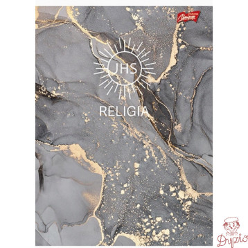 Zeszyt A5 60k kratka cień RELIGIA laminowany UNIPAP