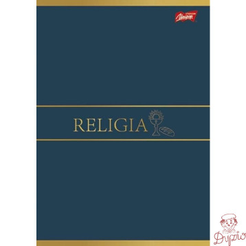 Zeszyt A5 60k kratka RELIGIA laminowany