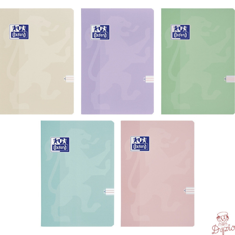 Zeszyt A5 16k linia podwójna kolorowa TOUCH PASTEL 400175312 OXFORD