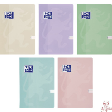 Zeszyt A5 16k linia podwójna kolorowa TOUCH PASTEL 400175312 OXFORD