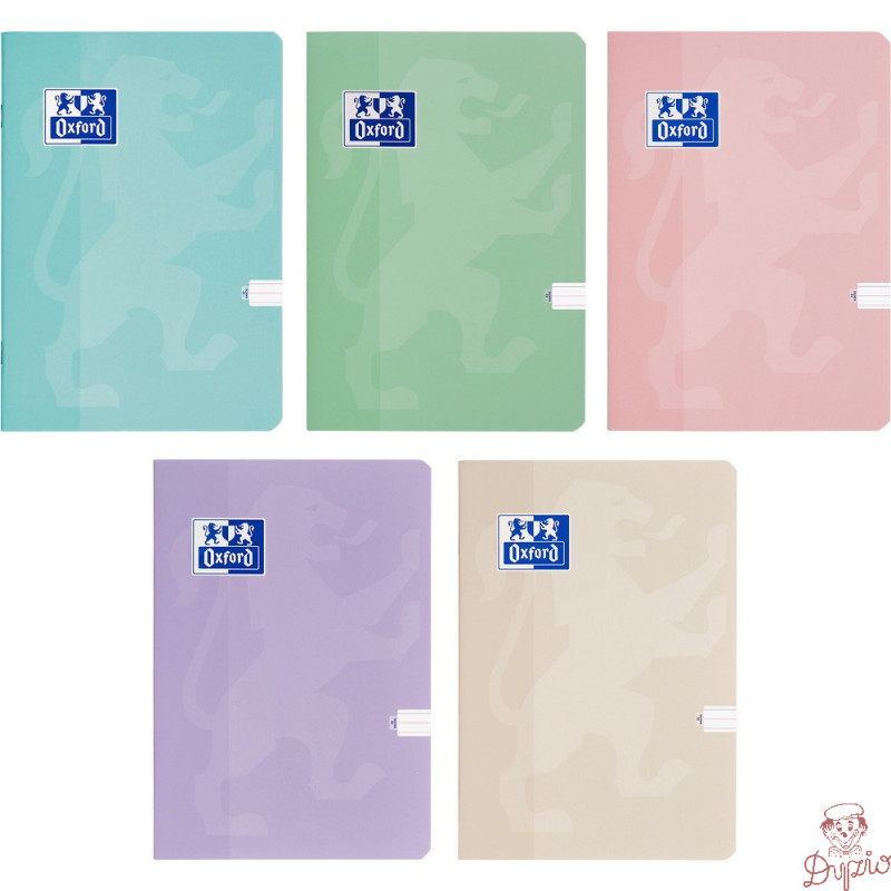 Zeszyt A5 32k linia podwójna kolorowa TOUCH PASTEL 400175319 OXFORD