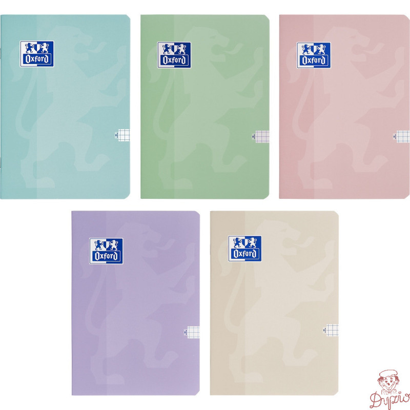Zeszyt A4 60k kratka margines TOUCH PASTEL 400175353 OXFORD