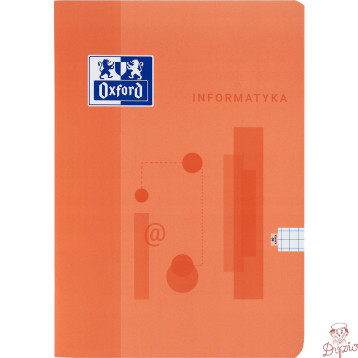 Zeszyt A5 60k kratka margines INFORMATYKA 400175632 OXFORD