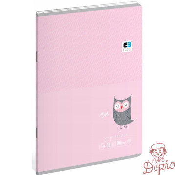 Zeszyt A5 32k linia B&B Kids Pastel INTERDRUK