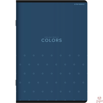 Zeszyt A4 60k kratka margines COLORS okładka granatowa 400169188 TOP 2000