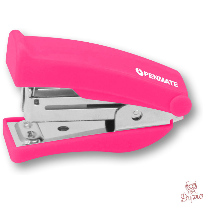 Zszywacz mini PS-200 różowy 20k, 24/6 TT8490 PENMATE