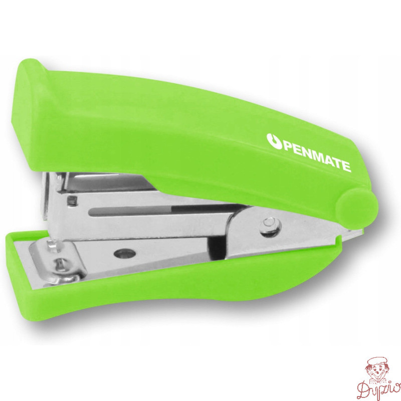 Zszywacz mini PS-200 żółtozielony 20k, 24/6 TT8493 PENMATE