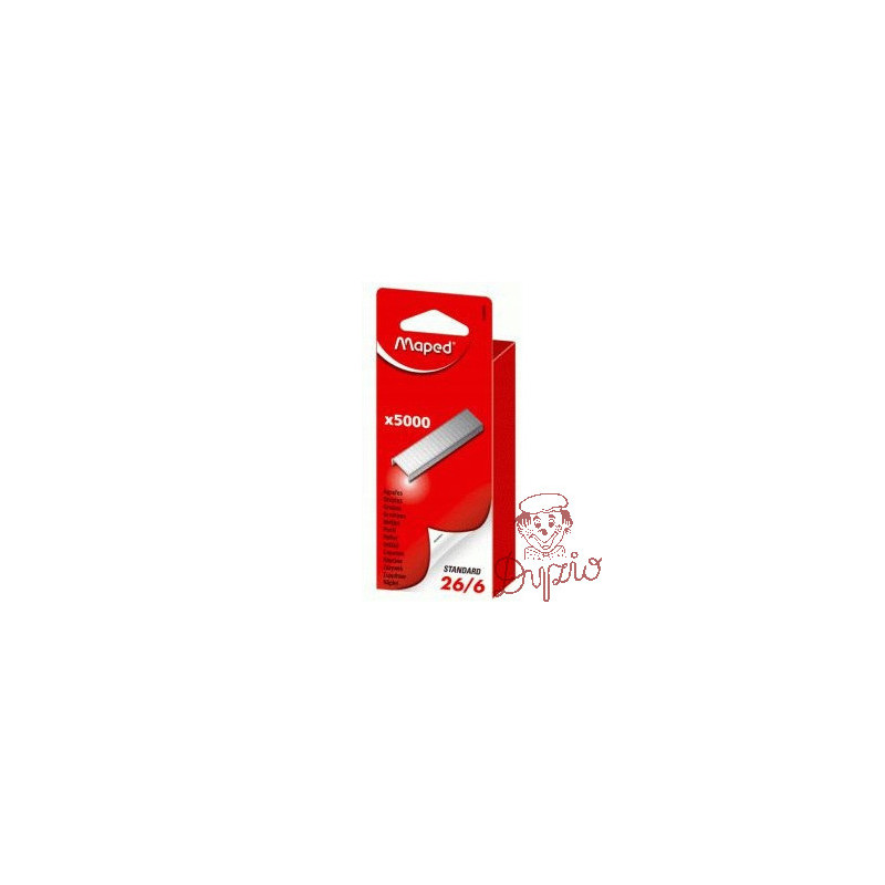 Zszywki 26/6 5000szt. 324606 MAPED