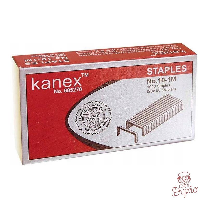 Zszywki nr.10 (1000szt.) NO.10-1M KANEX