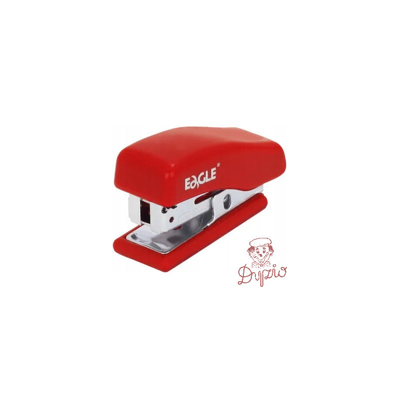 Zszywacz 868 24-26/6 czerwony 10k. EAGLE mini