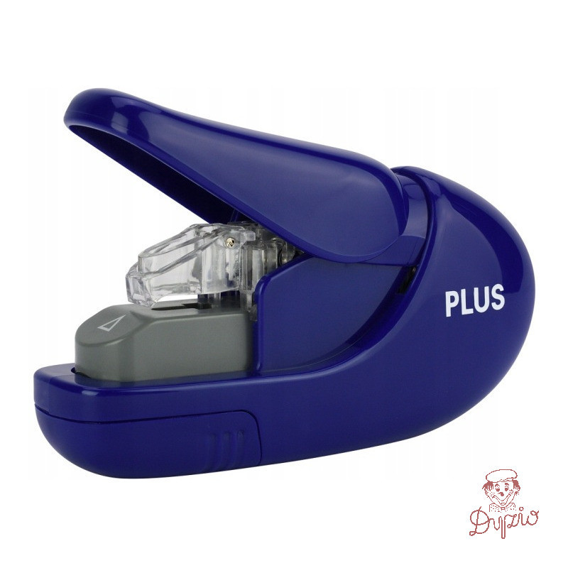 Zszywacz bezszywkowy SL-106AB niebieski 5k 31147 PLUS (zszywa bez zszywek)