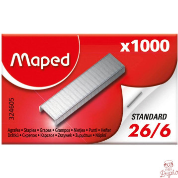 Zszywki 26/6 1000szt. MAPED 324605