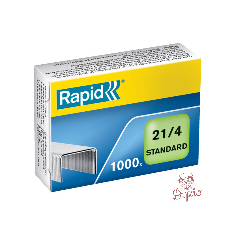 Zszywki 21/4 1M 1000szt Standa RAPID 24867600