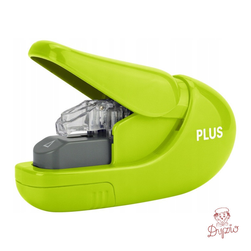 Zszywacz bezszywkowy SL-106AB zielony 5k 31146 PLUS (zszywa bez zszywek)