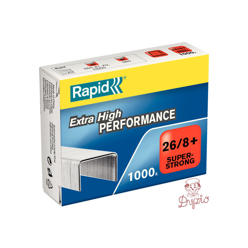 Zszywki RAPID Super Strong 26/8+ 1M 24861600