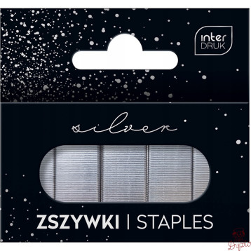 Zszywki 24/6 SILVER 1000szt. INTERDRUK