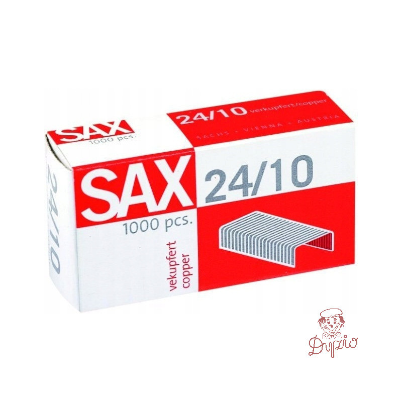 Zszywki SAX 24/10 miedziane (1000)