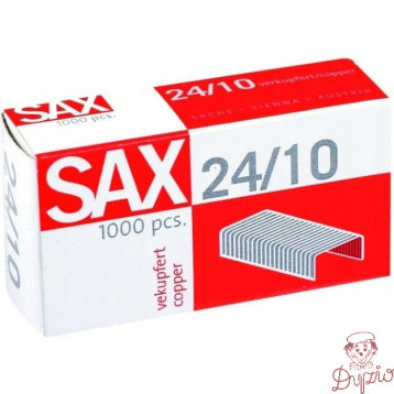 Zszywki SAX 24/10 miedziane (1000)
