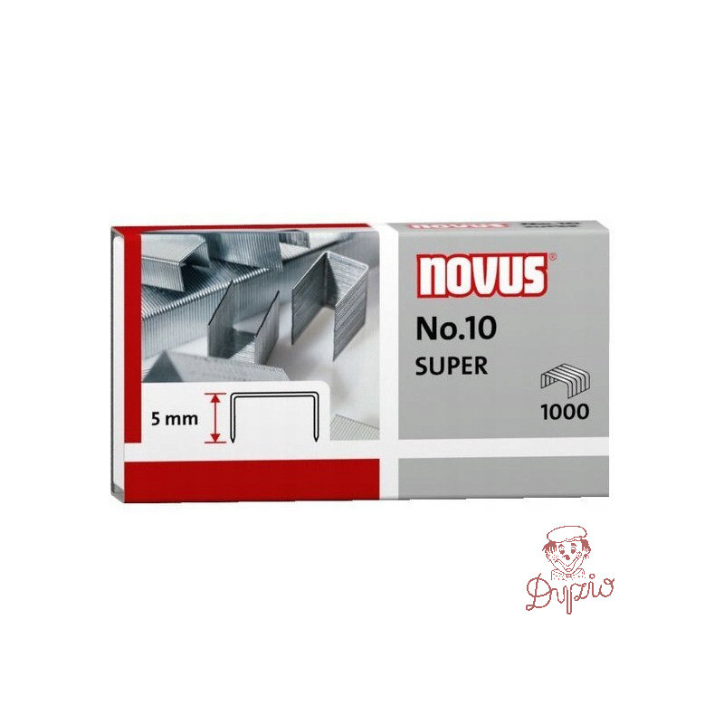 Zszywki No 10 NOVUS (1000szt) 040-0003
