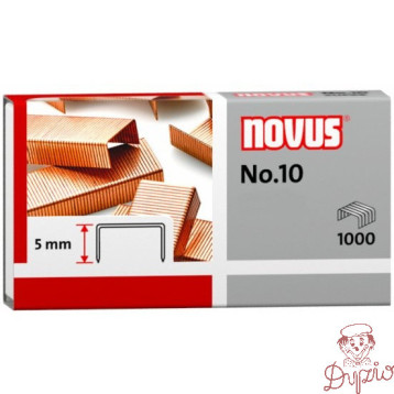 Zszywki miedziowane nr10 1000szt NOVUS 040-0207