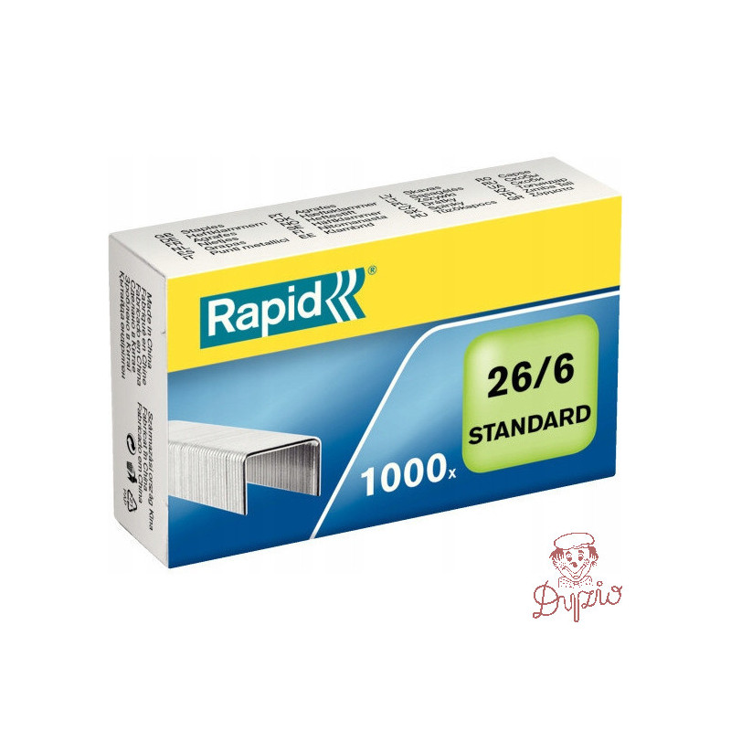Zszywki 26/6 Standard (1000szt) 24861300 RAPID