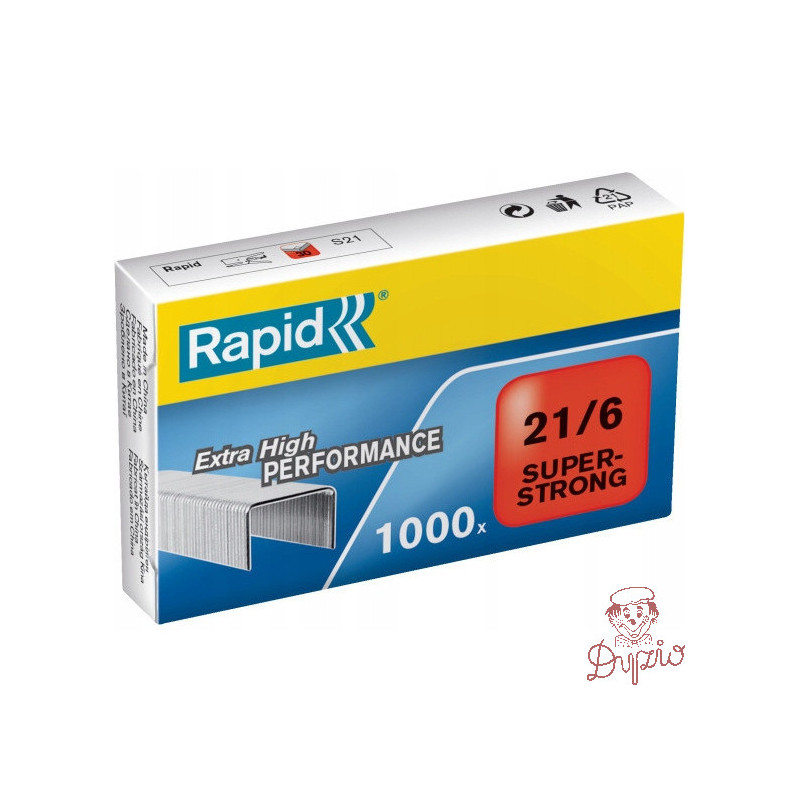 Zszywki 21/6 Super Strong (1000szt.) 24867700 RAPID