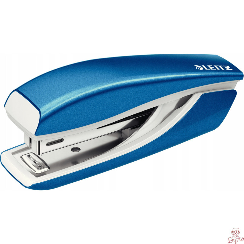 Zszywacz mini LEITZ NeXXt WOW 10 kartek niebieski metaliczny 55281036