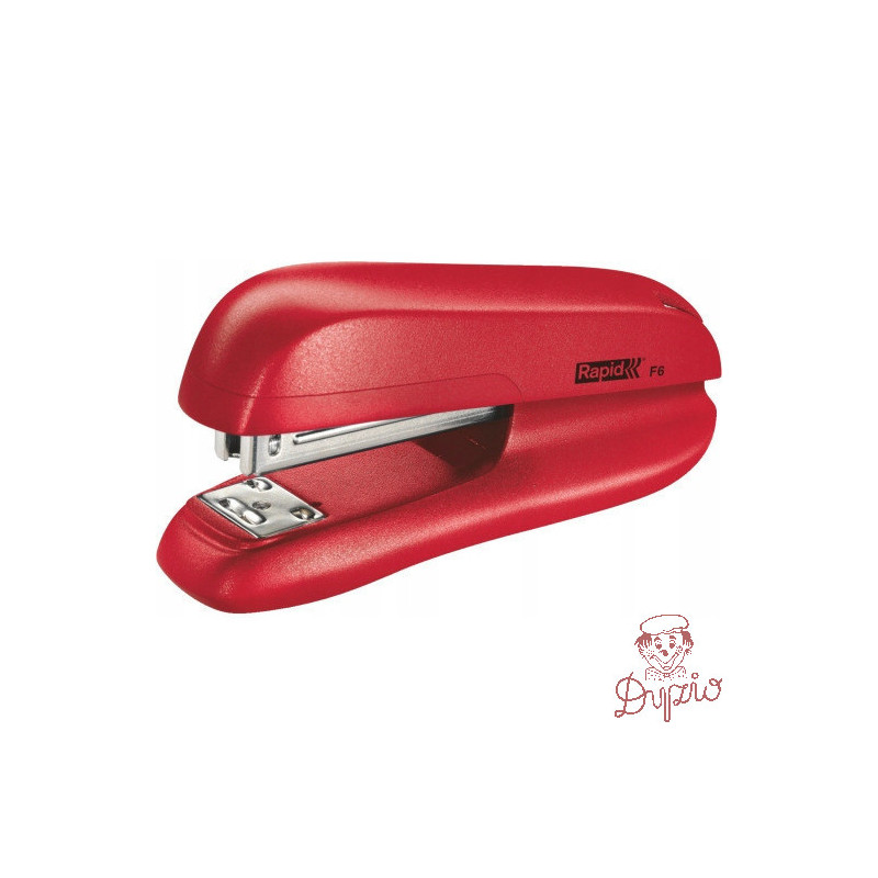 Zszywacz RAPID mały F6 24-26/6 25kartek czerwony 5000270