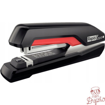 Zszywacz SUPREME S17 czarno-czerwony 30kartek RAPID 5000538