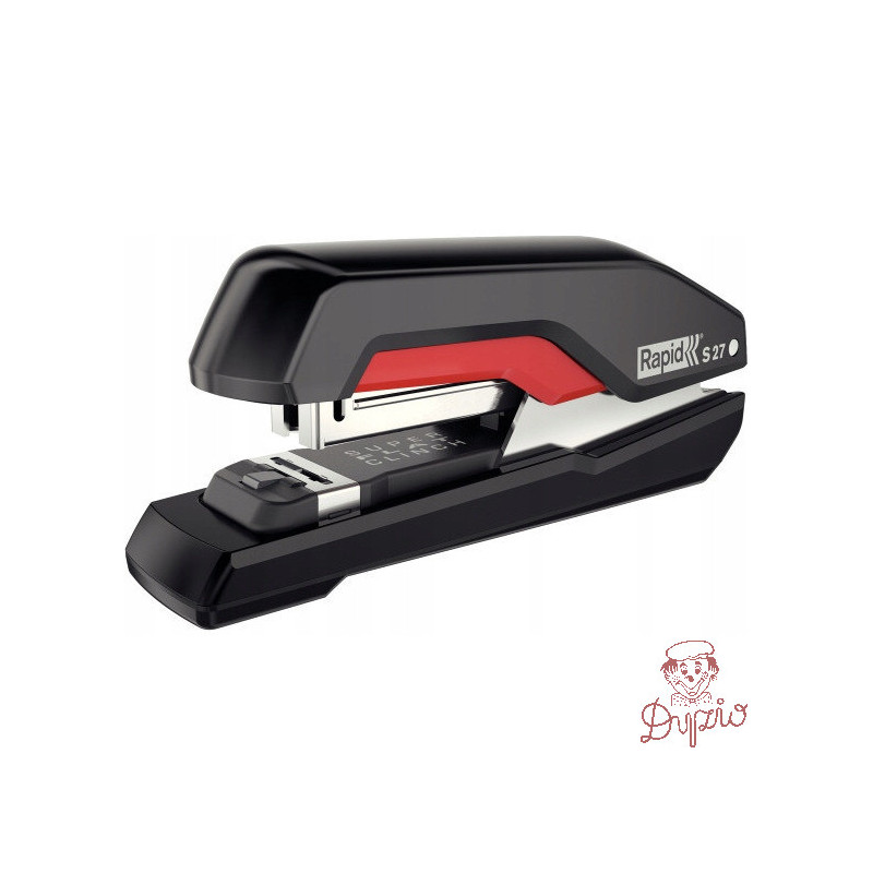 Zszywacz SUPREME S27 czarno-czerwony 30kartek RAPID 5000541