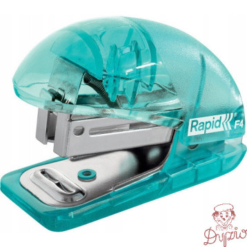 Zszywacz mini RAPID COLOURICE F4 niebieski 5001327