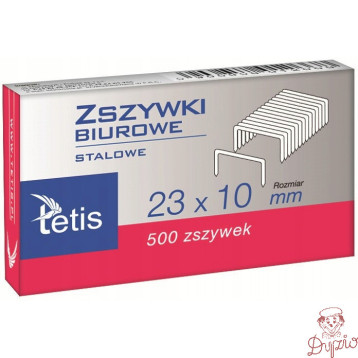 Zszywki biurowe hd 23/10 500szt. GZ102-A TETIS