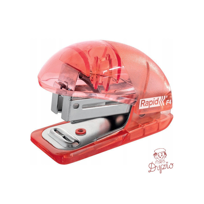 Zszywacz mini Rapid Colour`Breeze F4 10 kartek koralowy 5001531 RAPID