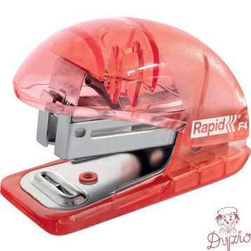 Zszywacz mini Rapid Colour`Breeze F4 10 kartek koralowy 5001531 RAPID