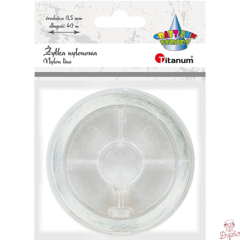 Żyłka nylonowa 0,5mm 40m 363624 TITANUM