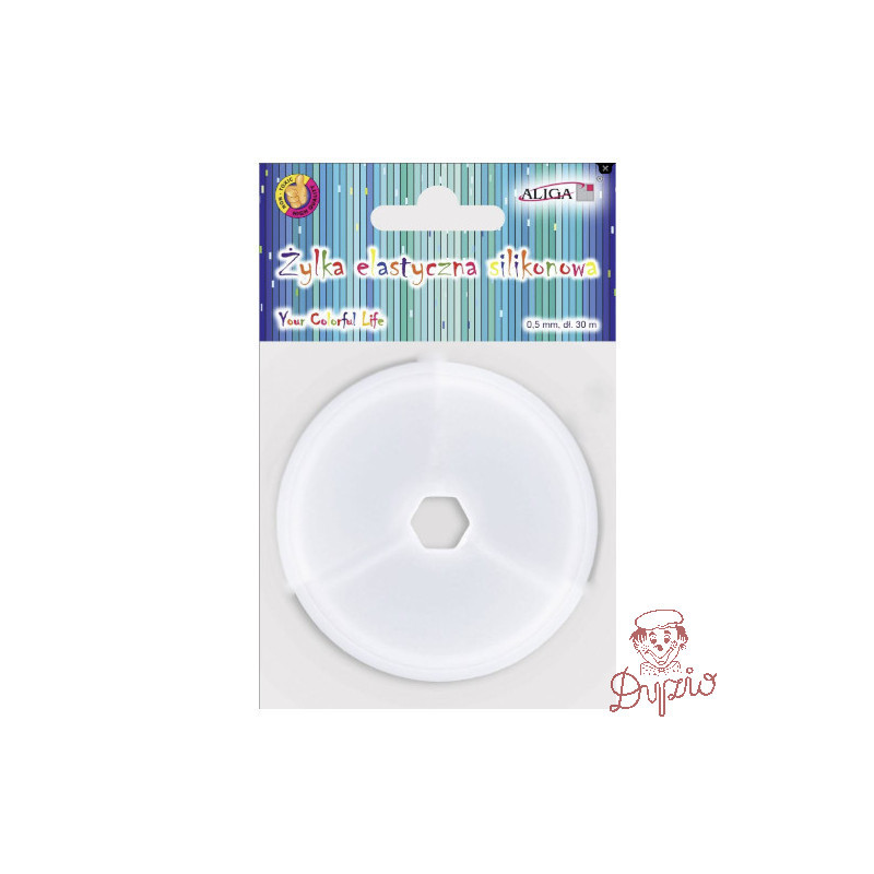 Żyłka elastyczna silikonowa 0,5mm x 30m ALIGA DA-9938