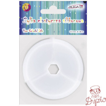 Żyłka elastyczna silikonowa 0,5mm x 30m ALIGA DA-9938