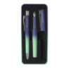 Zestaw POLY Pióro wieczne M + długopis BUZZING BLUE 241055 Faber-Castell
