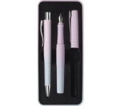 Zestaw POLY Pióro wieczne M + długopis BLUSHING SKY 241054 Faber-Castell