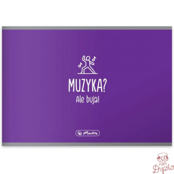 Zeszyt do nut A5 16k MUZYKA 400198008 HERLITZ