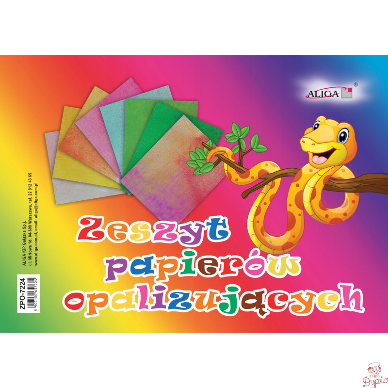 Zeszyt papierów opalizujących ZPO-7224 ALIGA