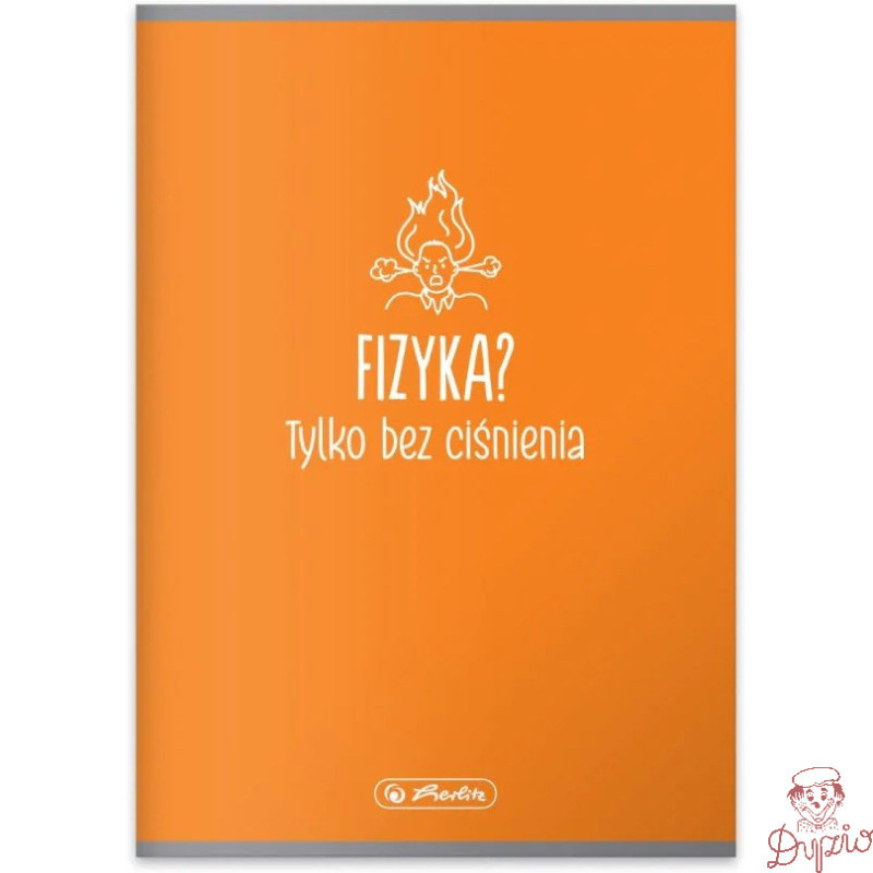 Zeszyt szkolny przedmiotowy A5 60 kartek w kratkę 70g FIZYKA 400197999 HERLITZ