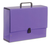 Teczka z rączką B4 Jumbo 10cm fioletowa pastelowa TT6852 TADEO