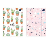 Teczka z gumką A4+ LUX UV TRENDS GIRLS INTERDRUK