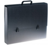 Teczka szkolna z rączką A3 5.5cm czarna TT5409 TADEO
