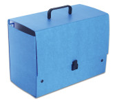 Teczka B4 Jumbo Plus 18cm niebieska TT6309