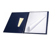 Teczka konferencyjna A4 PVC granatowa 0309-0007-02 Panta Plast