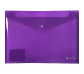 Teczka kopertowa A4 PP NEON FIOLETOWA 0410-0085-15 PANTA PLAST