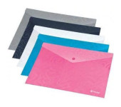 Teczka kopertowa A4 przezroczysta TAI CHI czarna 0410-0073-01 PANTA PLAST