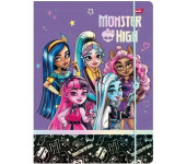 Teczka z gumką na dokumenty A4 MONSTER HIGH UNIPAP